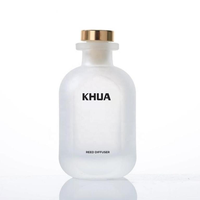 Diffuseur d'intérieur Nouveau design pour diffuseur Reed Flacon avec bouchon 50ml 100ml 150ml 200ml Emballage de flacons en verre aromatique