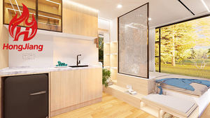 Container Abitativo in Acciaio da 40 Piedi Più Popolare, Certificato CE, Design Moderno per <span class=keywords><strong>Casa</strong></span>, Ufficio, Hotel, Villa, Centro Commerciale - Product Image 4