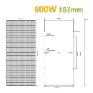 แผงโซลาร์เซลล์ JXSOL JX600M 600W PERC แบบฮาล์ฟเซลล์ ประสิทธิภาพ 21.1% รับประกัน 12 ปี สำหรับโครงการพลังงานแสงอาทิตย์ - Product Image 5