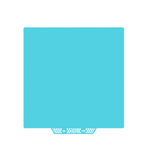 Plaque de construction Panda bleu glacier 350*350mm tôle d'acier magnétique double face PEI pour imprimante 3D Bambu Lab CR-10 <span class=keywords><strong>Sidewinder</strong></span> X1 <span class=keywords><strong>X2</strong></span> - Product Image 1