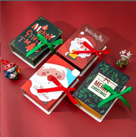 Boîte cadeau de Noël ou de mariage en carton rigide écologique et recyclable avec feuille d'or, 48 compartiments, pour chocolats et bonbons