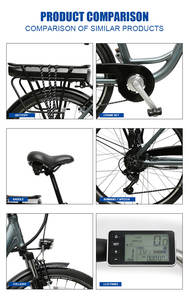 Vélo électrique urbain rétro italien TXED, neuf, de haute qualité, <span class=keywords><strong>pas</strong></span> <span class=keywords><strong>cher</strong></span>, à vendre, moteur arrière 36V/250W - Product Image 6