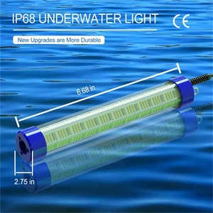 벤웨이 300W LED 방수 낚시등 27000LM IP68 DC12V 녹색 발광 보트등 1년 보증 ABS - Product Image 4