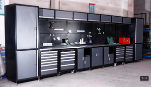 Banco <span class=keywords><strong>de</strong></span> Trabajo <span class=keywords><strong>de</strong></span> Madera Sólida Resistente Personalizable, Gabinete <span class=keywords><strong>de</strong></span> Herramientas Modular, Combinación <span class=keywords><strong>de</strong></span> Almacenamiento para Taller y Garaje, Soporte OEM - Product Image 6