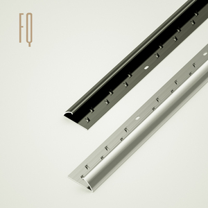 Bande de transition en métal de haute qualité, en alliage d'aluminium moderne, anodisé, antidérapant, <span class=keywords><strong>large</strong></span>, pour <span class=keywords><strong>seuil</strong></span> de porte, garniture de sol, usage hôtelier - Product Image 1