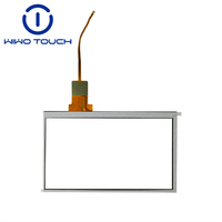 Écran tactile capacitif WIWOTOUCH 7 pouces GT911, 33 canaux, verre 0,55 mm, interface IIC, -20~+70 pour équipement industriel