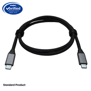 Mới Đến 100W USB Loại C Cáp 20Gbps Nhanh Chóng Sạc 5A Nam Đến Nam Tinh Khiết Đồng PVC Áo Khoác Bện Che Chắn Cho Điện Thoại Di Động - Product Image 3