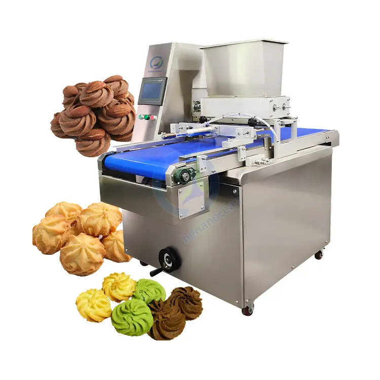 Tedarikçi için otomatik Mini bisküvi çerez Depositor makinesi çörek Macaron kurabiye yapma makinesi