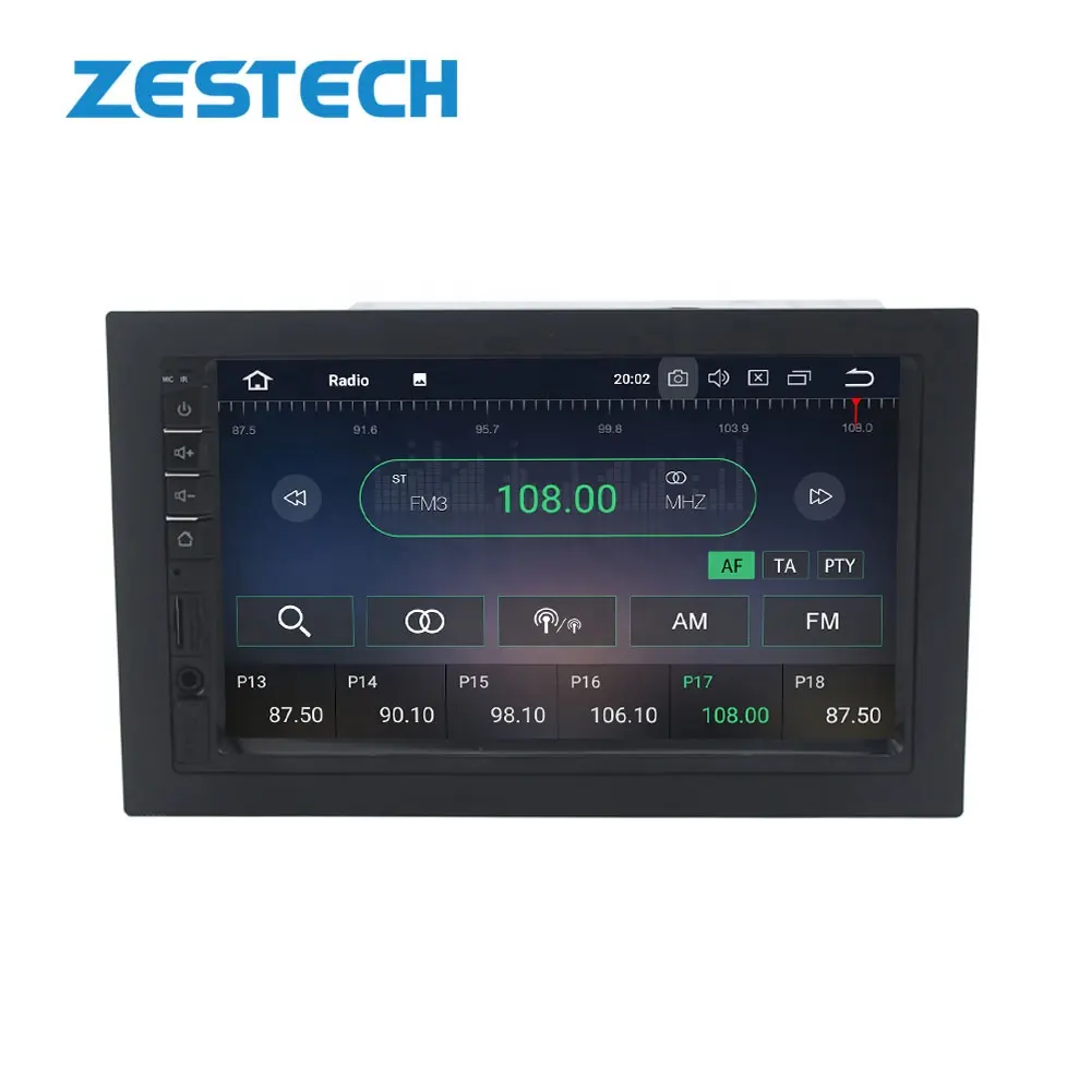 ZESTECH 7 इंच आईपीएस स्क्रीन एंड्रॉयड यूनिवर्सल 4 के लिए 12 प्रणाली MTK8667 कार जीपीएस नेविगेशन प्लेयर + 64G 2 दीन यूनिवर्सल कार डीवीडी रेडियो