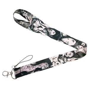 Lanière chaude pour Halloween Masque d'horreur personnalisé Fantôme Téléphone portable Lanière en polyester Porte-clés Lanière pour enfants - Product Image 3