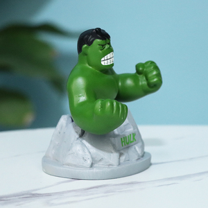 Porte-stylo en résine artisanale, modèle Hulk colérique, super-héros américain, personnalisé en usine, décoration de bureau à domicile - Product Image 4