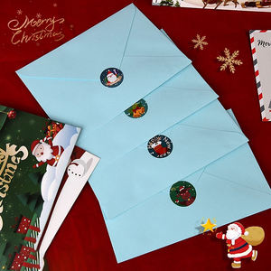 Cartes de vœux de Noël personnalisées en gros, cartes de vœux premium exquises d'une page, cartes de message de bénédiction, cartes postales - Product Image 6