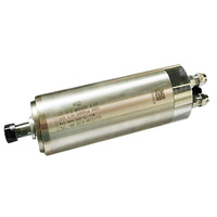 HQD 220V 800W 0.8kw Moteur de broche CNC avec refroidisseur d'eau 65mm pour fraisage CNC et routeur Machine-outil"