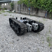 Chenilles en caoutchouc pour robot