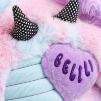 Poupée Reborn en vinyle de 18 pouces avec corps souple, costume de dragon, ailes en peluche, cornes à paillettes, poupée nouveau-né pour jeu d'imitation