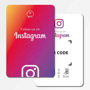 Carte NFC CR80 QR code programmable Google Review, carte de révision Instagram/<span class=keywords><strong>Facebook</strong></span>/<span class=keywords><strong>WhatsApp</strong></span>/Trustpilot/Tripadvisor/Tiktok - Product Image 5