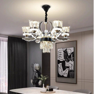 Sang trọng sự kiện bên mặt dây đèn trần pha lê hội trường trung tâm trang trí đèn chùm đèn cho đám cưới - Product Image 4