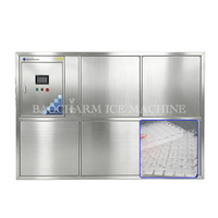 Machine à glaçons BAOCHARM 5 tonnes/jour à faible consommation d'énergie, refroidie par eau, avec chambre froide et ligne automatique