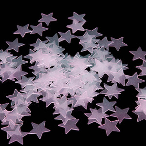 Paquete de 100 Pegatinas de Pared de Estrellas Luminosas Fluorescentes que Brillan en la Oscuridad para Habitaciones Infantiles, Gran Venta - Product Image 2