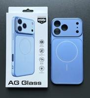 Étui en verre nano mat magnétique sans fil pour iPhone 18 Pro, 18 Pro Max, 17 Pro, 17 Pro Max – Coques de téléphone portable