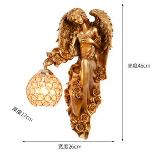 Pura Virgen María motivo de dibujos animados fondo de cabecera luces de pared decoración Ángel <span class=keywords><strong>Venus</strong></span> diosa Santa lámparas de pared - Product Image 6
