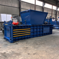 Presse à déchets à haute densité, équipement de recyclage économe en énergie, facile à utiliser, presse hydraulique horizontale