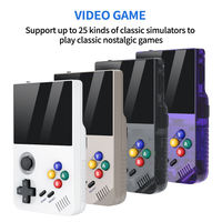 XZT M19 Console de jeu portable Connectivité TV Écran 3.5 pouces 64 Go Jeux rétro Console de jeu vidéo portable Console R36S