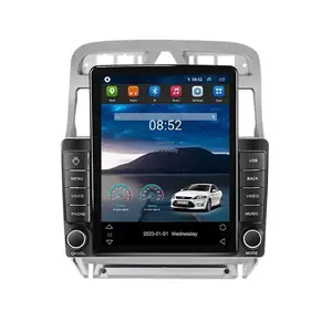 Tesla Android11 IPS 2.5D DSP xe Stereo cho Peugeot 307 2004-2013 8 + 128G 360 máy ảnh chia màn hình SWC GPS Android tự động không dây