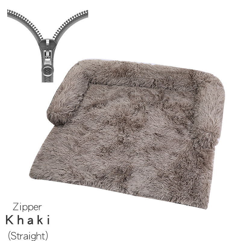 Zipper Straight Khaki