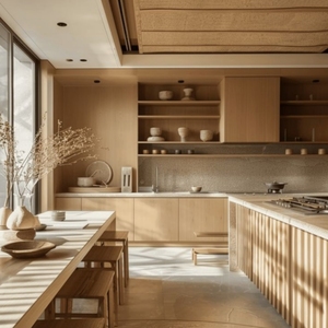 CBMmart Customizable Kitchen <strong>Cabinets</strong> with Pull-Out <strong>Pantry</strong> <strong>Cabinet</strong> Shelves - Product Image 2
