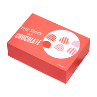 Ausgefallene leere Schokoladen-Bonbon-Karton-Geschenkpapier-Verpackungs boxen mit Innen fach