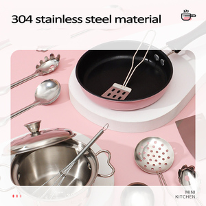 Ensemble de cuisine pour enfants, jouet de simulation de cuisine avec cuisinière électrique et ustensiles pour jeu de rôle, <span class=keywords><strong>mini</strong></span>-cuisine, jouet de cuisine pour enfants - Product Image 3