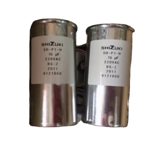 ตัวเก็บประจุแบบฟิล์มสตาร์ท45X100mm <span class=keywords><strong>shizuki</strong></span> 220V AC 70uF จากญี่ปุ่น - Product Image 1