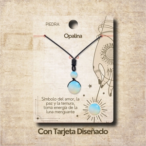 14mm ciondolo con sfera opale in pietra naturale bella collana con ciondolo in opale Fine - Product Image 5