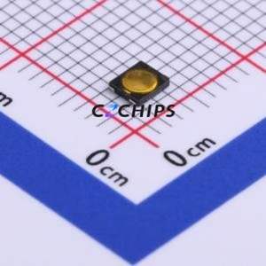 TS-1060-B3D4 Tactile Switch SMD Switch Single Pole Single Throw Round Button 3N Vertical Mount - Product Image 1