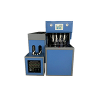 Venta caliente OEM PET Máquinas de soplado de botellas Semi-Auto de alta eficiencia con PLC Motor Cojinete Motor Core Componentes Nuevo