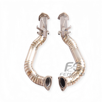 Tuyau d'échappement direct en alliage de titane sur mesure pour Porsche 718 GT4 RS 4.0L, tuyau d'échappement haute performance, ajustement parfait 1:1