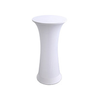Housses de table extensibles élastiques pour réunions d'affaires, cocktails, événements, décorations de mariage, housses de table publicitaires