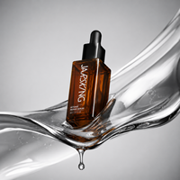 Flacon compte-gouttes en verre épais 30 ml, ambre, carré, pour sérum, emballage pour huiles essentielles et soins de la peau, marque privée