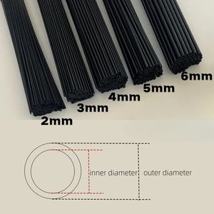 <strong>Black</strong> PP Plastic Tubes Hollow Tube Extruded Round Polypropylene Plastic <strong>Tubing</strong> Custom Thin Small Plastic Tubes Pipes L500mm - Product Image 5