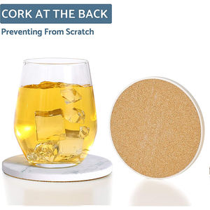 Sous-verres en céramique écologiques modernes en gros, absorbants pour tasses à café et tables basses - Product Image 3