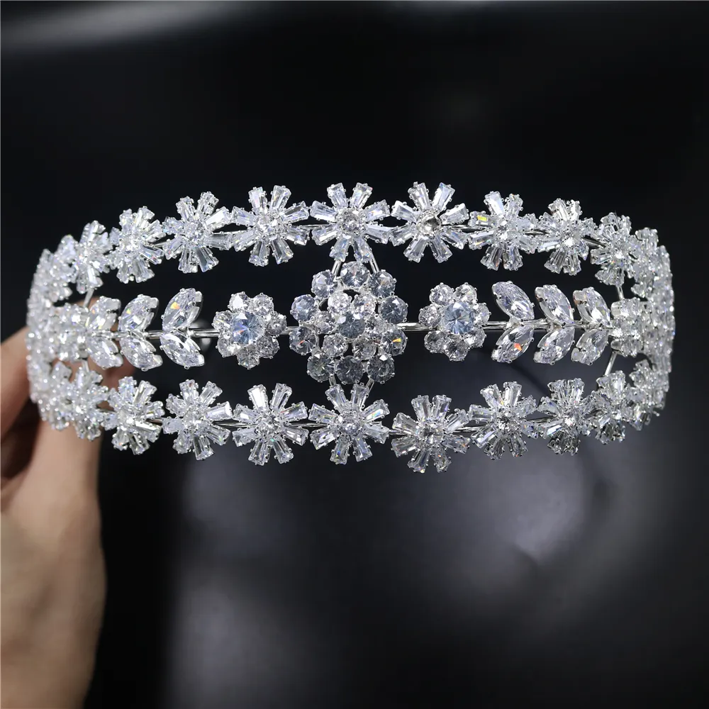 Tiara Diamante Cristal Corazones