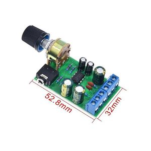 Module d'amplificateur de puissance audio à double canal OKYN0201 avec prise jack 3,5 mm, DC 1,8 à 12 V - Product Image 5