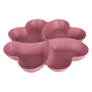 Piedras Paja DE TRIGO Caja de dulces múltiples Trébol de cuatro hojas Platos de frutas en forma de corazón Plato Bandejas de organización de almacenamiento de cocina