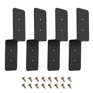 Heavy Duty <span class=keywords><strong>in</strong></span> <span class=keywords><strong>acciaio</strong></span> Z staffe 6 "Post to Beam supporto <span class=keywords><strong>per</strong></span> ripiani <span class=keywords><strong>in</strong></span> legno connettore di fissaggio legname - Product Image 5