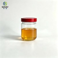 Vente en gros de pots en verre ronds à large ouverture de 230 ml, pots en verre à parois épaisses pour la confiture, les épices et le stockage des aliments