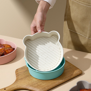 Silicone Baking <b>Trays</b> Animal Shape <b>Non</b> <b>Stick</b> <b>Oven</b> Safe Cake Molds For Air Fryer And <b>Oven</b> 6 Pieces Set - Product Image 3
