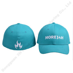 थोक डिजाइनर 6 पैनल स्पोर्ट्स घुमावदार ब्रिम खिंचाव फ्लेक्स बेसबॉल कैप के लिए फ्लेक्स बेसबॉल कैप - Product Image 2