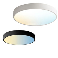 Plafonnier rond Benory Need sur 24V DC, LED CCT, minimum 4000 lumens/50 watts, panneau LED intelligent à montage en surface