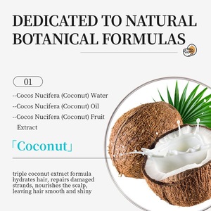 Champú de Coco Nutritivo Profundo, Tratamiento Hidratante para Cabello Seco y Quebradizo, Restaura la Textura del Cabello Suave y Brillante, Servicio OEM - Product Image 4